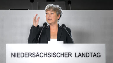 Landtagspräsidentin Hanna Naber. | Foto: Izabela Wollen