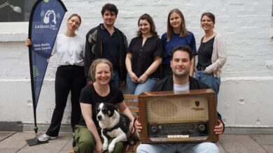 Freut sich auf den Start: Das Team von Leibniz.fm. | Foto: Leibniz.fm
