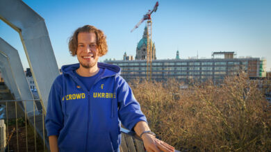 Alexander Tebbe hat die Ukraine-Hilfe zum Beruf gemacht. | Foto: Link