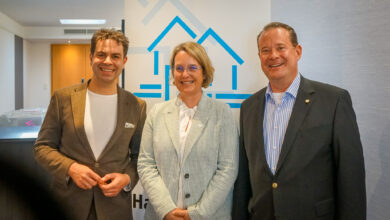Fordern von der Politik, dass sie den privaten Wohnungsbau ankurbelt (von links): Oliver Kiaman, Sabine Jung und Timm Voss. | Foto: Link