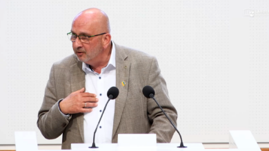 Detlev Schulz-Hendel (SPD) spricht im Landtag. | Foto: Plenar-TV/Screenshot: Link