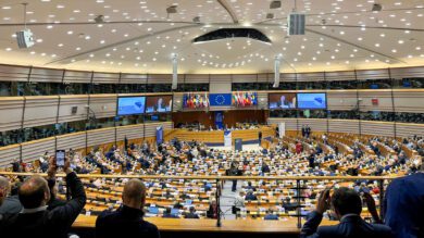 Der Ausschuss der Regionen trifft sich ausnahmsweise im Plenarsaal des Europaparlaments. | Foto: Kleinwächter