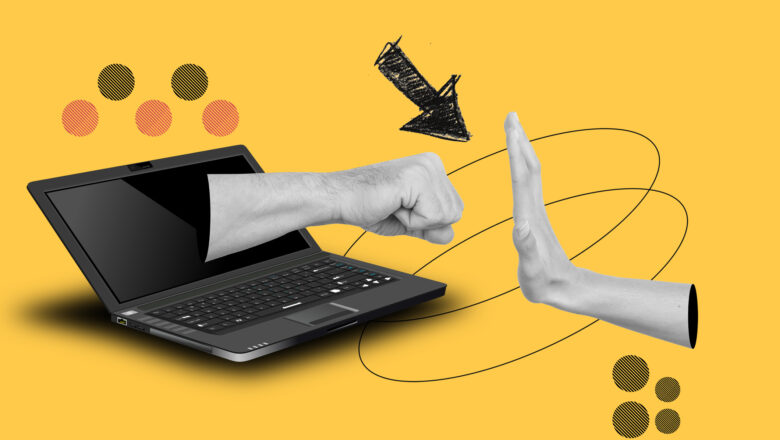 Was stoppt digitale Gewalt gegen Frauen? | Grafik: Agustin Vai via GettyImages