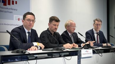 Falko Mohrs, Fabian Köhler, Sascha Spoun, Georg Schütte. | Foto: Kleinwächter