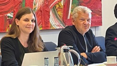 Legen die Marschrichtung für die Regierung schon mal vorab fest: Anne Kura (links) und Stefan Politze. | Foto: Wallbaum