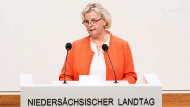 Karin Logemann.| Foto: Plenar-TV/Screenshot: Link