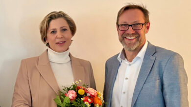 Jill Schenk und Henning Müller-Rost. | Foto: LüWoBau