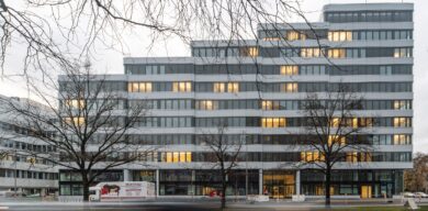 Der Neubau der Ärztekammer am Schiffgraben in Hannover. | Foto: Helge Krückeberg