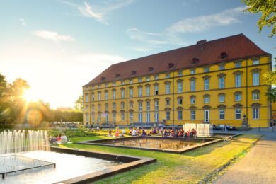 Osnabrück, Lower Saxony, Germany - Schloss Osnabrück and University.