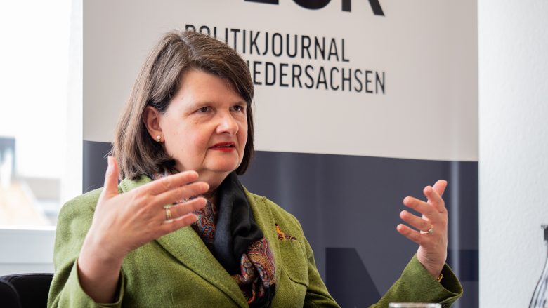 Maria Flachsbarth beim Rundblick