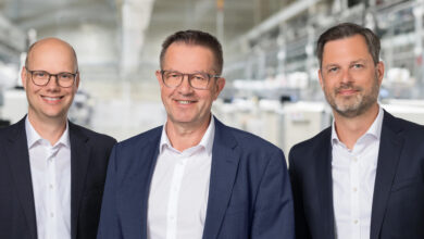 Die neue Pöpelmann-Spitze (von links): Bernd Moormann, Norbert Nobbe und Christian Schwarck. | Foto: Timo Lutz/Team für Industriefotografie