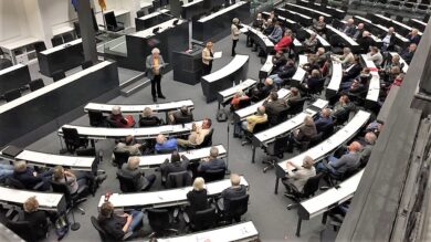 2017 gab es eine Veranstaltung im Landtag zur Erinnerung an den Radikalenerlass. | Foto: Wallbaum