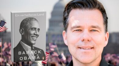 Gero Hocker hat die Präsidentschaftserinnerungen von Barack Obama gelesen. | Foto: FDP, Penguin, Canva