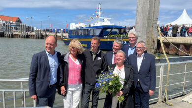 Der "Inselexpress 2", der im Mai getauft wurde, bekommt ein Schwesternschiff. | Foto: AG Reederei Norden-Frisia