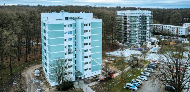 Fast 9500 Wohnungen gehören Volkswagen Immobilien in und um Wolfsburg. Dazu zählen auch diese mittlerweile sanierten Mehrfamilienhäuser am Rabenberg. | Foto: Volkswagen Immobilien GmbH
