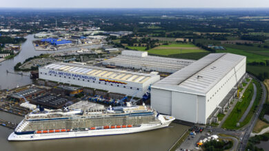 Eine Landesbeteiligung soll die Meyer-Werft in Papenburg retten. | Foto: Meyer-Werft
