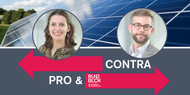 Pro & Contra: Die Rundblick-Redaktion streitet über die Photovoltaik-Pflicht