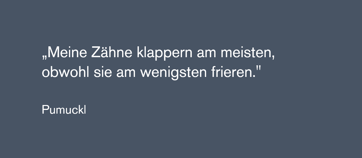 Durch diese TagesKolumne geistert ein frecher Kobold Durch diese TagesKolumne geistert ein frecher Kobold