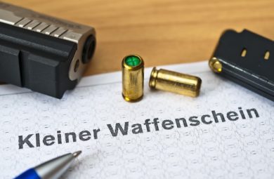 Kleine Waffenscheine in Niedersachsen: Steigerung um 54 Prozent