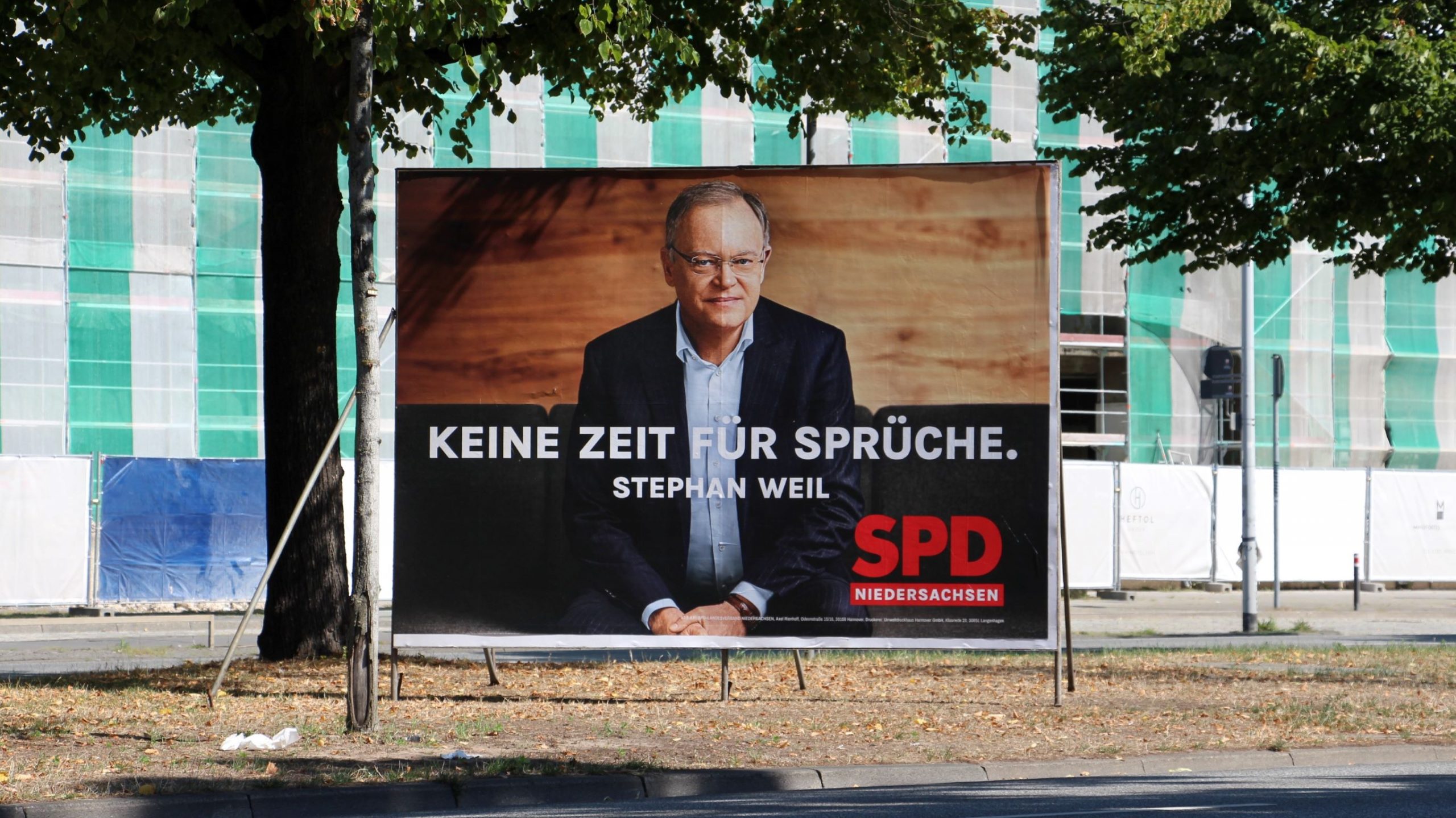 SPD überrascht mit neuem Motiv für ein Großflächenplakat mit Stephan