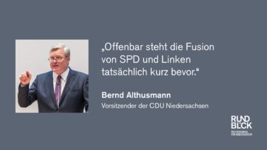 Althusmann kritisiert SPD-Führung scharf