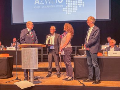 NSGB vergibt Zukunftspreis an Bürgermeister aus Ottersberg und Oyten